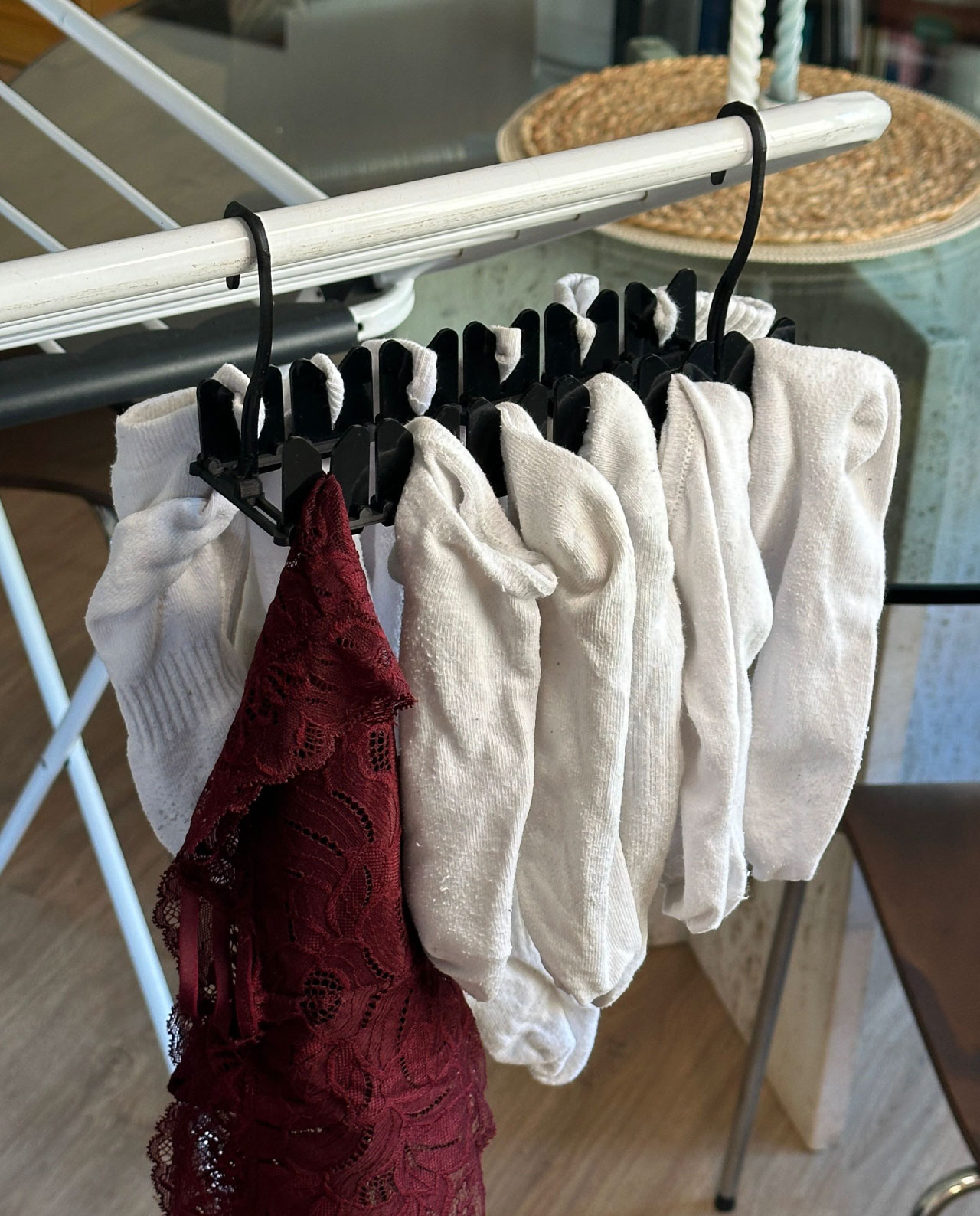 Perchero para ropa interior super rápido