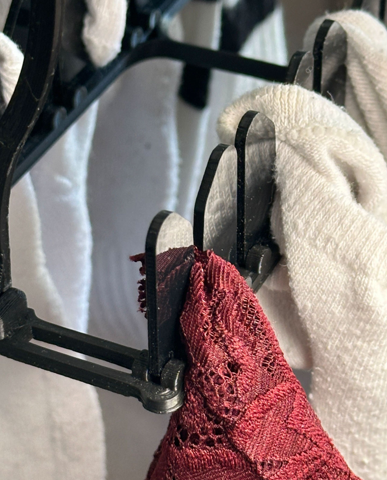 Perchero para ropa interior super rápido