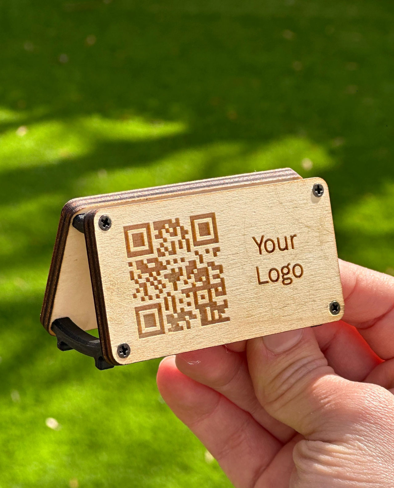 Carta QR en madera Restaurante