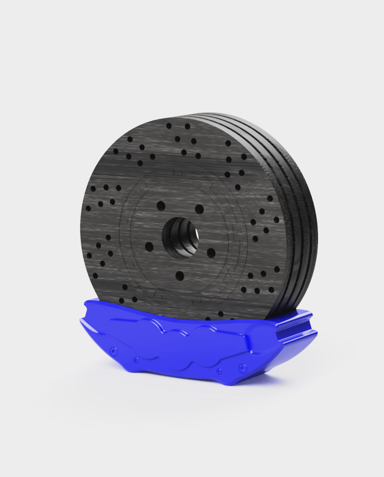 Posavasos disco freno madera