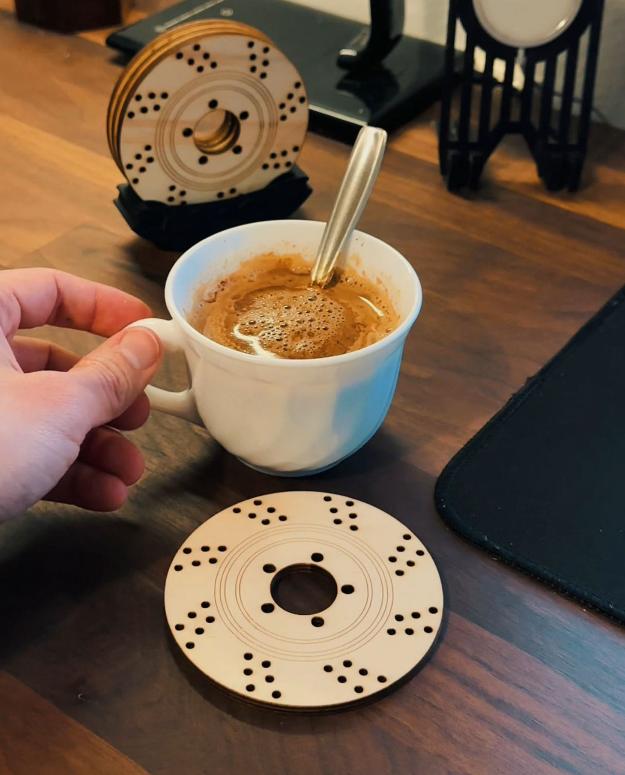 Posavasos disco de freno pinza coche - Imagen 2