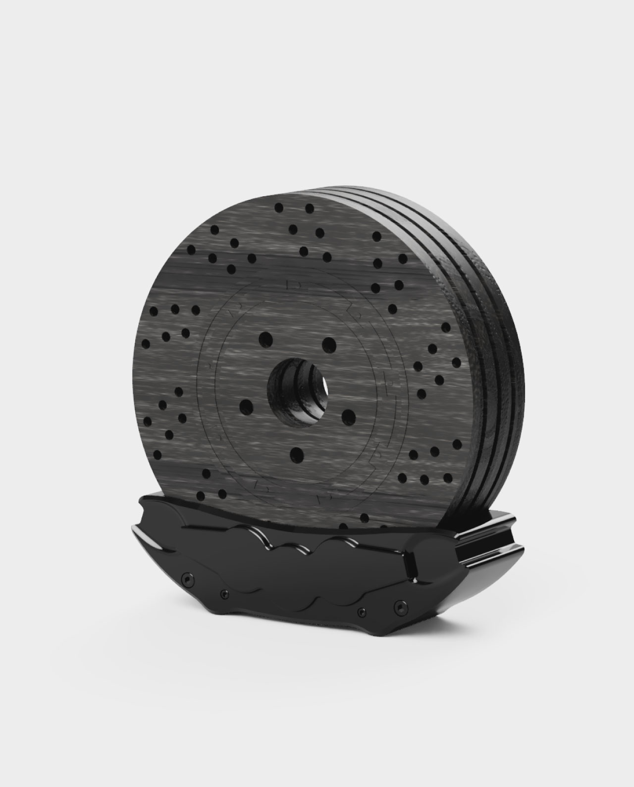 Posavasos disco freno madera