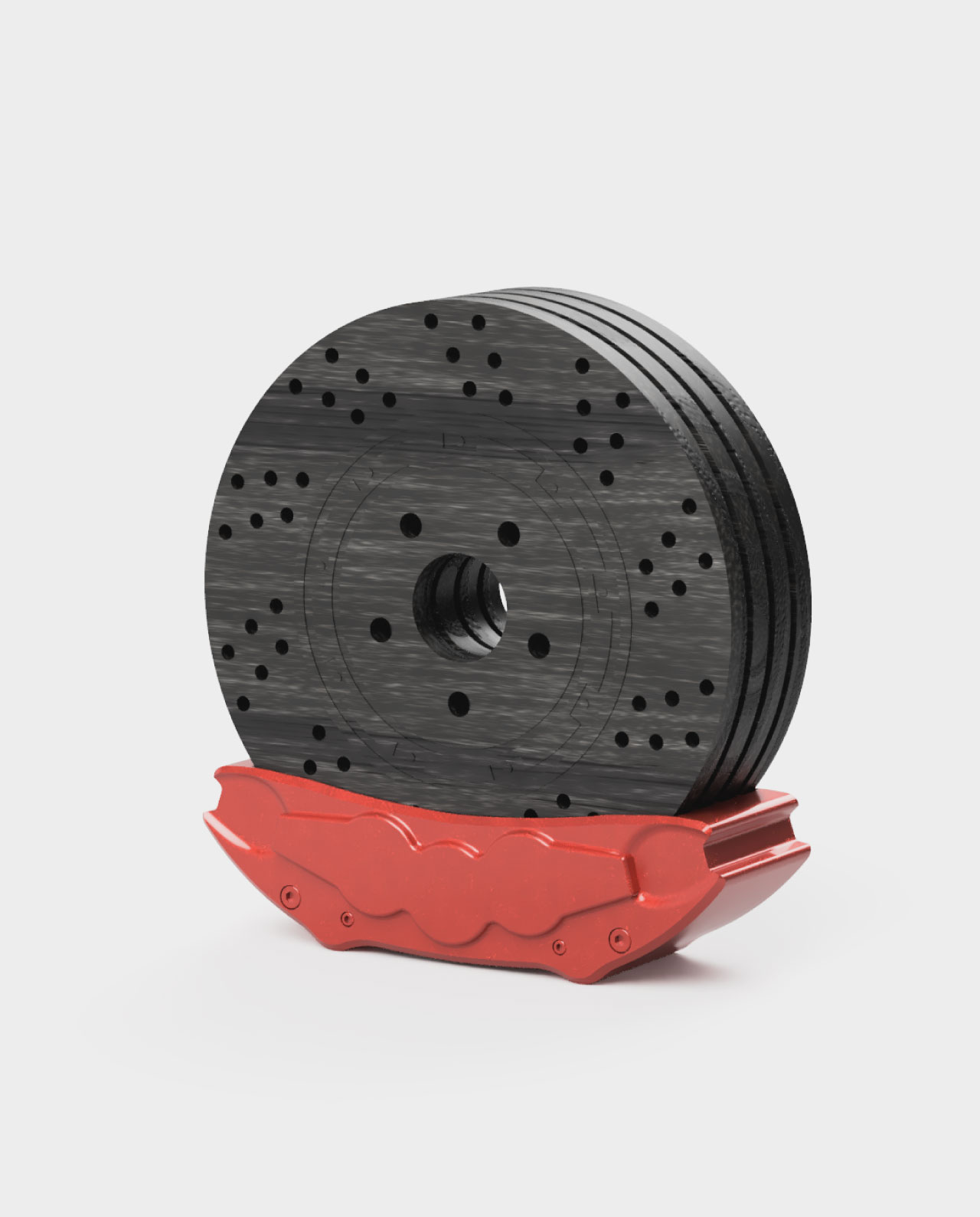 Posavasos disco freno madera