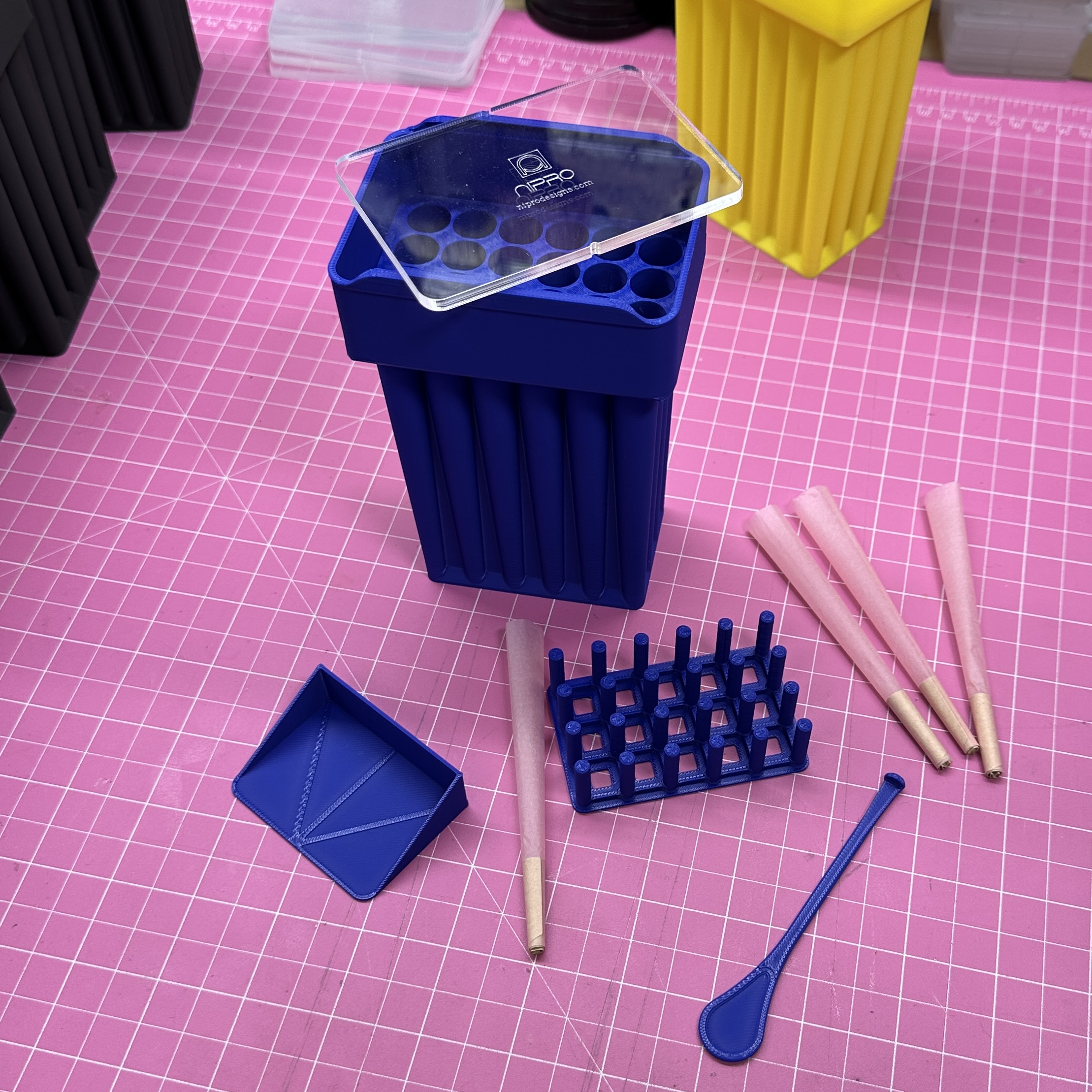 NIPRO 24 Cone Filling Machine | Herramienta para rellenar conos King Size 108 mm (Filtros 6mm Carbón activado) - Imagen 10