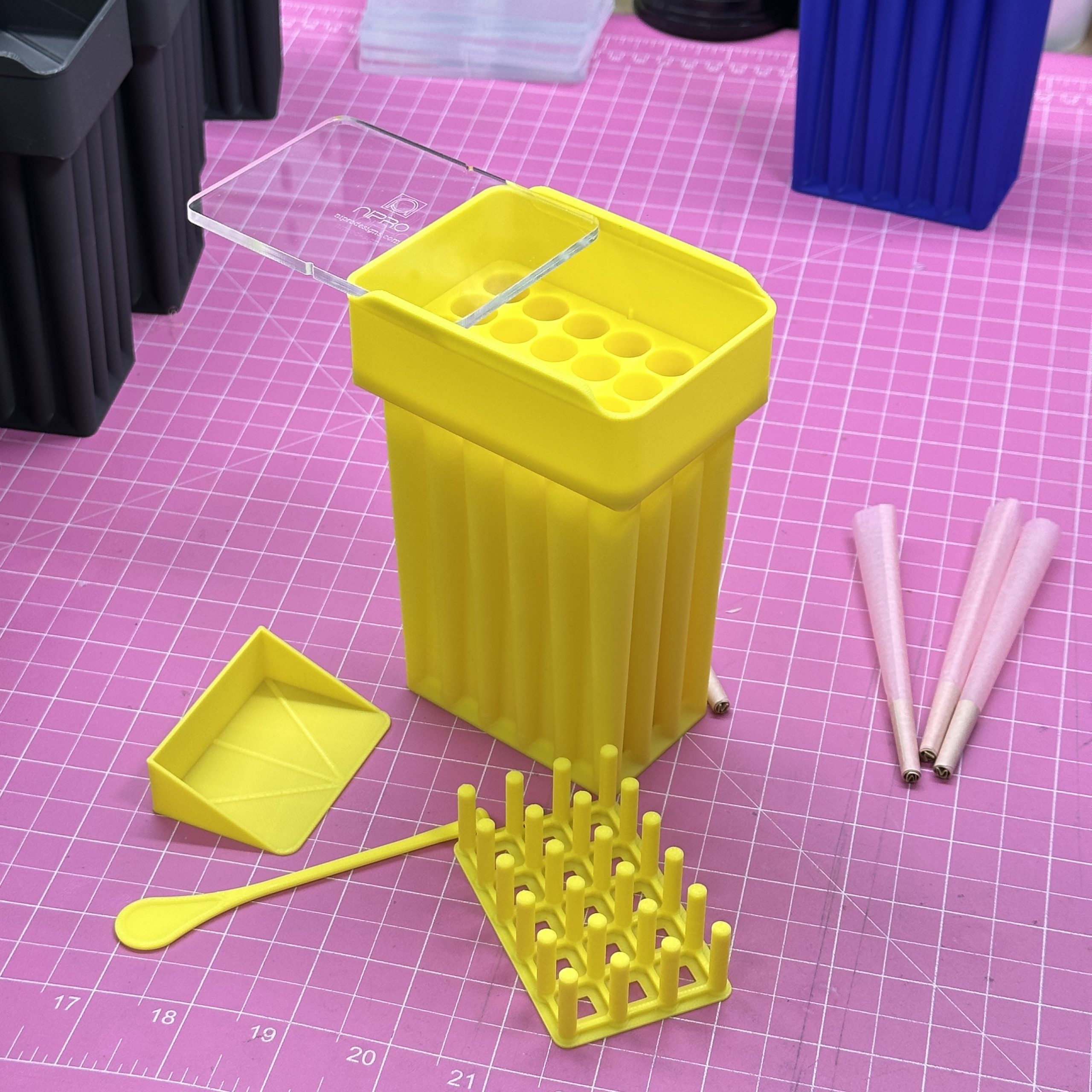 NIPRO 24 Cone Filling Machine | Herramienta para rellenar conos King Size 108 mm (Filtros 6mm Carbón activado) - Imagen 7