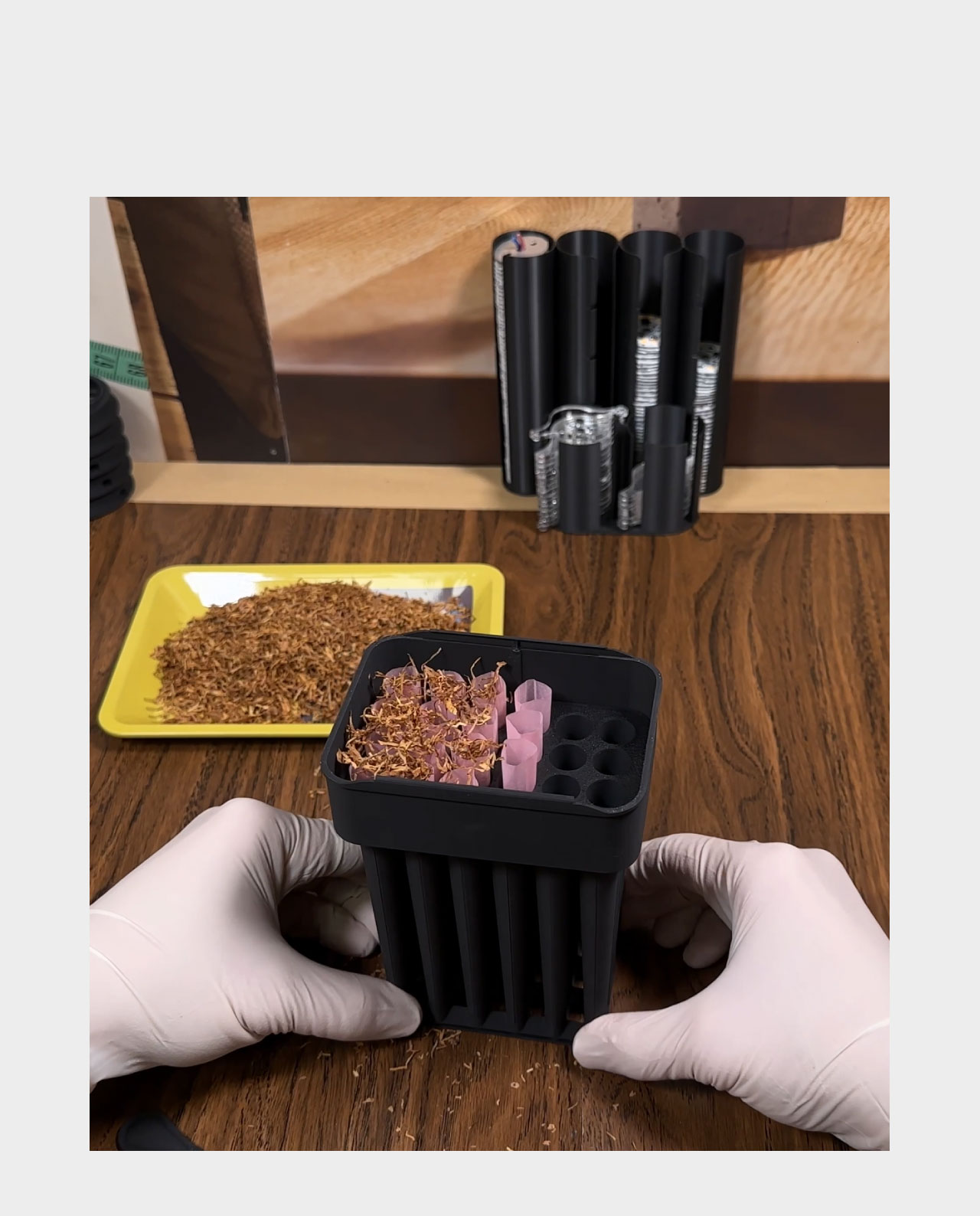 NIPRO 24 Cone Filling Machine | Herramienta para rellenar conos King Size 108 mm (Filtros 6mm Carbón activado) - Imagen 5