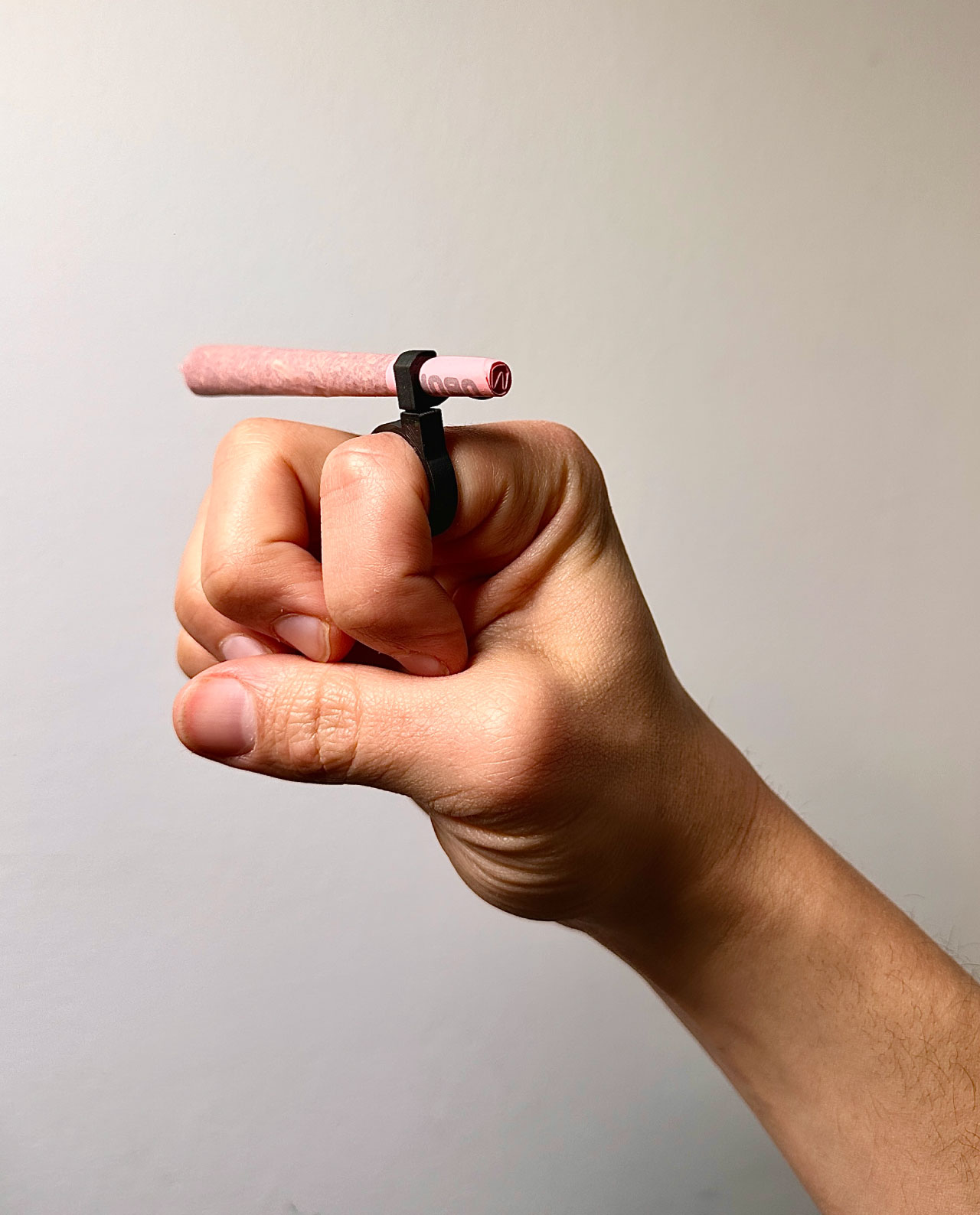 Anillo Portaporro, Soporte Manos Libres para Conos Pre Enrollados, Anillo Porta Cigarros, Cigarette Holder Ring, Joint Holder (Pack x 5 ud.) - Imagen 3