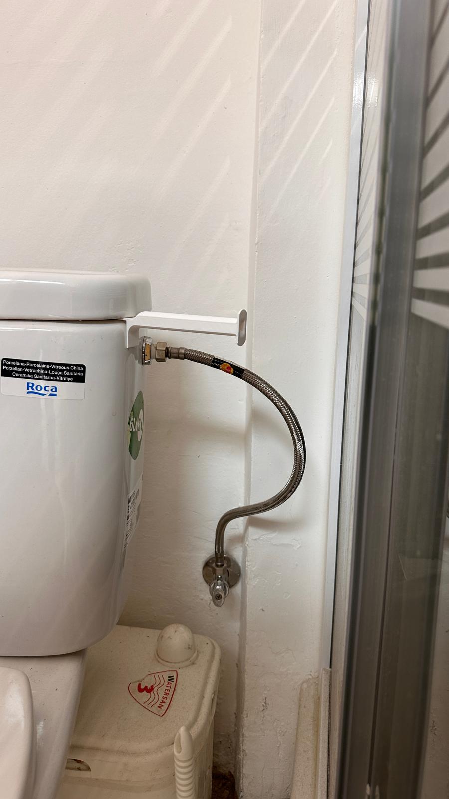 Portarrollos de Papel Higiénico para colgar del Inodoro – Sin Taladros, Colgante, Universal y Resistente - Imagen 2